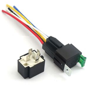 Alwaysh - 6pcs Automotive Relays 12V 5 Pin spst with 6 ato/atc Blade Fuses 30A Alwaysh - 6pcs Automotive Relays 12V 5 Pin spst with 6 ato/atc Blade Fuses 30A