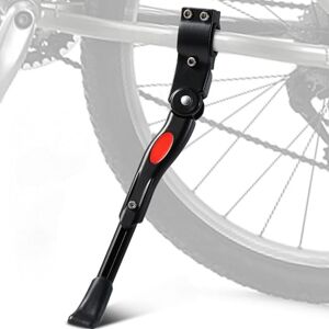 Alwaysh - Adjustable Aluminum Alloy Bike Kickstand, Height with Non-Slip Rubber Foot, Side Kickstand, Support for 24-27 Inch Bikes, bmx, mtb, Alwaysh - Adjustable Aluminum Alloy Bike Kickstand, Height with Non-Slip Rubber Foot, Side Kickstand, Support for 24-27 Inch Bikes, bmx, mtb,