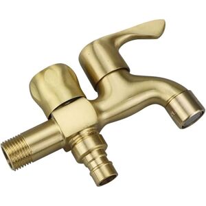 Brass Hose End Faucet, Brass Outdoor Faucet Kit, Washing Machine, Rain Barrel, Bathroom, Kitchen - Alwaysh Brass Hose End Faucet, Brass Outdoor Faucet Kit, Washing Machine, Rain Barrel, Bathroom, Kitchen - Alwaysh