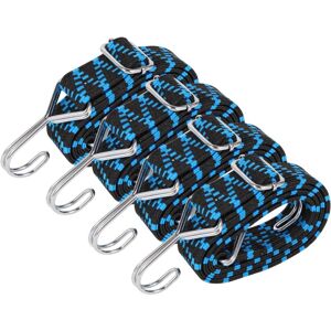 Alwaysh - Bungee Tensioners with Hooks, Pack of 4 Adjustable Bungee Tensioners 1M Flat Elastic Rope Tensioner for Swimming Pool Tent Camping Blue. Alwaysh - Bungee Tensioners with Hooks, Pack of 4 Adjustable Bungee Tensioners 1M Flat Elastic Rope Tensioner for Swimming Pool Tent Camping Blue.
