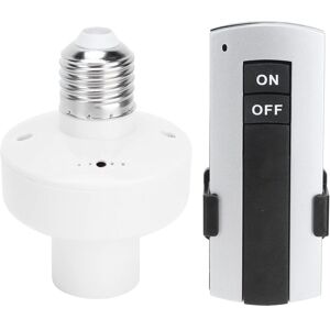 Alwaysh - E27 Lamp Socket Base Holder, with Remote Control Accessory, Remote Control Range 30m for Bedroom 220V Alwaysh - E27 Lamp Socket Base Holder, with Remote Control Accessory, Remote Control Range 30m for Bedroom 220V