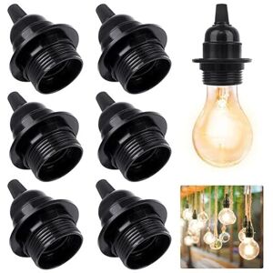 Alwaysh - E27 Vintage Lamp Socket 7 Pieces E27 Bulb Socket Decoration 250V 4A Lamp Holder Socket Pendant Lamp Holder Retro Light Fixture Lighting for Alwaysh - E27 Vintage Lamp Socket 7 Pieces E27 Bulb Socket Decoration 250V 4A Lamp Holder Socket Pendant Lamp Holder Retro Light Fixture Lighting for