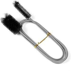 Alwaysh - Flexible Cleaning Brush, Tubular Brush, Multifunction Double Head Stainless Steel Pipe Brush, for Unblocking Pipes with Narrow Drain Hole, Alwaysh - Flexible Cleaning Brush, Tubular Brush, Multifunction Double Head Stainless Steel Pipe Brush, for Unblocking Pipes with Narrow Drain Hole,