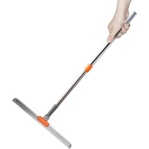 Floor Squeegee with Long Adjustable Handle 110cm, 180° Rotating Squeegee Floor Scrubber for Cleaning Garage, Shower, Bathroom, Kitchen - Alwaysh Floor Squeegee with Long Adjustable Handle 110cm, 180° Rotating Squeegee Floor Scrubber for Cleaning Garage, Shower, Bathroom, Kitchen - Alwaysh