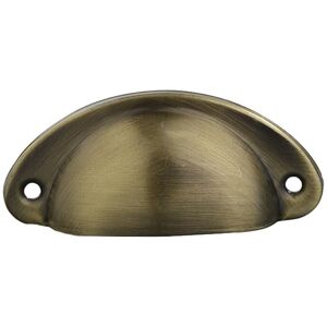 Alwaysh - Kitchen Cabinet 10 Pieces Retro Semicircle Drawer Shell Handle Medicine Cabinet Old Fashioned Furniture Hardware Brushed Bronze Alwaysh - Kitchen Cabinet 10 Pieces Retro Semicircle Drawer Shell Handle Medicine Cabinet Old Fashioned Furniture Hardware Brushed Bronze