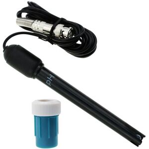 Alwaysh - Long Body pH Electrode with bnc Plug Probe 300cm Cable 0-14pH for pH Meter, pH Controller pH Device Economical Sensor Alwaysh - Long Body pH Electrode with bnc Plug Probe 300cm Cable 0-14pH for pH Meter, pH Controller pH Device Economical Sensor