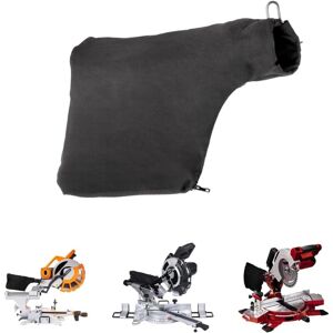 Alwaysh - Miter Saw Dust Bag Model 255, Black Sawdust Bag with Zipper and Wire Holder for Easy Dust Removal Inside Miter Saw Accessories Alwaysh - Miter Saw Dust Bag Model 255, Black Sawdust Bag with Zipper and Wire Holder for Easy Dust Removal Inside Miter Saw Accessories