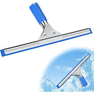 Alwaysh - Professional Window Squeegee, Stainless Steel Window Squeegee with 35 cm Blade, for Cleaning and Drying Glass, Tiles Alwaysh - Professional Window Squeegee, Stainless Steel Window Squeegee with 35 cm Blade, for Cleaning and Drying Glass, Tiles