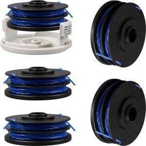 Replacement Brushcutter Line Spool RAC123 φ1.6mm RAC122 for Ryo-bi RLT4027, 5132002671, RLT4125, RLT5027, (4 Spools and 1 Cover) - Alwaysh Replacement Brushcutter Line Spool RAC123 φ1.6mm RAC122 for Ryo-bi RLT4027, 5132002671, RLT4125, RLT5027, (4 Spools and 1 Cover) - Alwaysh