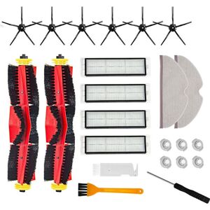 ALWAYSH Replacement Parts Accessories Kit Compatible for Xiaomi Roborock S4 S5 S6 T4 T6 S5Max S6MAX, 2 Main Brush, 4 hepa Filters, 6 Side Brushes, 2 Cloths, ALWAYSH Replacement Parts Accessories Kit Compatible for Xiaomi Roborock S4 S5 S6 T4 T6 S5Max S6MAX, 2 Main Brush, 4 hepa Filters, 6 Side Brushes, 2 Cloths,