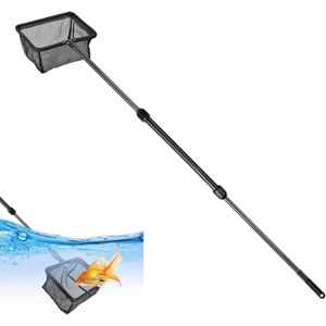 Alwaysh - Telescopic Fishing Net, 105CM Fishing Net with Extendable Handle, Foldable Fishing Net for Fish Tank Aquarium Alwaysh - Telescopic Fishing Net, 105CM Fishing Net with Extendable Handle, Foldable Fishing Net for Fish Tank Aquarium