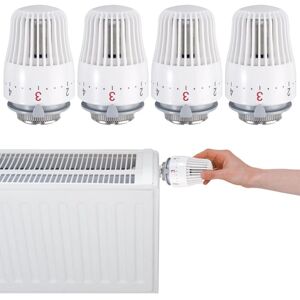 Alwaysh - Thermostatic Radiator Valve - 4 Pieces, M30 x 1.5 for Kitchen and Bathroom Alwaysh - Thermostatic Radiator Valve - 4 Pieces, M30 x 1.5 for Kitchen and Bathroom