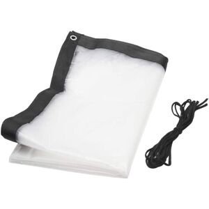ALWAYSH Waterproof Transparent Tarpaulin pe Garden Tarpaulin Sheet Film Fabric with/Eyelets and Lanyard Heavy Duty/Anti Frost/Anti-UV/Windproof Plant ALWAYSH Waterproof Transparent Tarpaulin pe Garden Tarpaulin Sheet Film Fabric with/Eyelets and Lanyard Heavy Duty/Anti Frost/Anti-UV/Windproof Plant