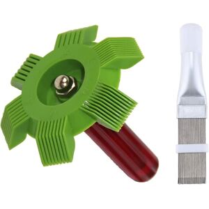 AlwaysH 2 Pieces Fin Comb, AC Fin Comb, Fin Cleaning Brush, Air Conditioner Condenser Comb, for Cleaning, Plastic Condenser Cleaning Comb AlwaysH 2 Pieces Fin Comb, AC Fin Comb, Fin Cleaning Brush, Air Conditioner Condenser Comb, for Cleaning, Plastic Condenser Cleaning Comb