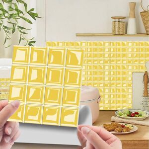 ALWAYSH 20 Pieces Self-adhesive Wall Stickers for Ceramic and Marble Tiles, Bathroom and Kitchen Sticker, 3D Mosaic Waterproof Self-adhesive Decoration ALWAYSH 20 Pieces Self-adhesive Wall Stickers for Ceramic and Marble Tiles, Bathroom and Kitchen Sticker, 3D Mosaic Waterproof Self-adhesive Decoration