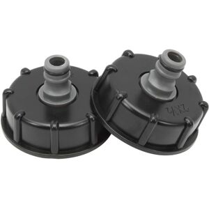 Alwaysh - 2Pcs S60x6 ibc Tank Cap 1000L Tank Connector, 1/2' Outlet Diameter Nipple Connector 60mm for Ton Valve, 1/2' Garden Hose Connector Alwaysh - 2Pcs S60x6 ibc Tank Cap 1000L Tank Connector, 1/2' Outlet Diameter Nipple Connector 60mm for Ton Valve, 1/2' Garden Hose Connector
