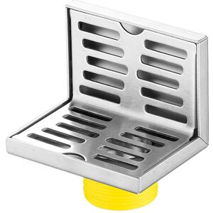 AlwaysH 2pcs Stainless Steel L Shaped Corner Floor Drain 10cm Side Drain Wear Resistant L Shaped Drain for 50 Pipe Wall 90 Degree Horizontal Drainage AlwaysH 2pcs Stainless Steel L Shaped Corner Floor Drain 10cm Side Drain Wear Resistant L Shaped Drain for 50 Pipe Wall 90 Degree Horizontal Drainage