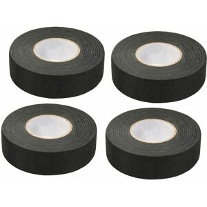 BARES AlwaysH 4 Pieces Black Auto Adhesive Tape (1.5cm x 15m) - Car Cloth Tape, High Temperature Adhesive Tape, Heavy Duty Black Scotch Tape, Fabric Scotch BARES AlwaysH 4 Pieces Black Auto Adhesive Tape (1.5cm x 15m) - Car Cloth Tape, High Temperature Adhesive Tape, Heavy Duty Black Scotch Tape, Fabric Scotch