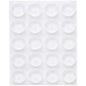 Alwaysh - 40x transparent adhesive door stops, 22 x 5 mm, door buffer, transparent door stopper, wall door damper Alwaysh - 40x transparent adhesive door stops, 22 x 5 mm, door buffer, transparent door stopper, wall door damper