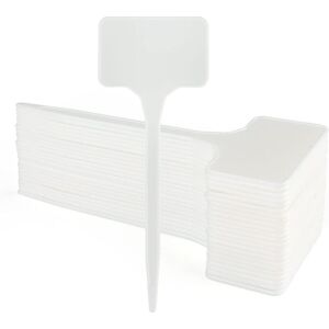 Alwaysh - 50 Pieces 15x5.5cm plant labels, outdoor garden labels, large plastic vegetable garden labels, seedling labels - white Alwaysh - 50 Pieces 15x5.5cm plant labels, outdoor garden labels, large plastic vegetable garden labels, seedling labels - white