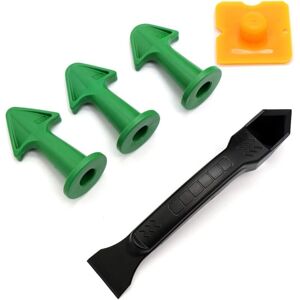 Alwaysh - 5Pcs Multi-Edge Silicone Sealant Caulking Tool Kit for Kitchen Bathroom Alwaysh - 5Pcs Multi-Edge Silicone Sealant Caulking Tool Kit for Kitchen Bathroom