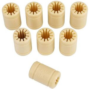 8pcs LM8UU Bearing, 3D Printer Solid Polymer Smooth Bearing 8mm Linear Bearing Shaft, Plastic Bearing for 3D Printer - Alwaysh 8pcs LM8UU Bearing, 3D Printer Solid Polymer Smooth Bearing 8mm Linear Bearing Shaft, Plastic Bearing for 3D Printer - Alwaysh