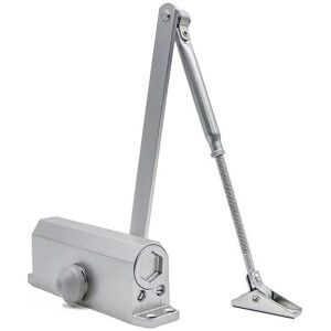 Alwaysh - Automatic Hydraulic Door Closer with Stop Device, Adjustable Spring Door Closer, Buffer Closed Commercial and Residential Use 25-65 kg Door Alwaysh - Automatic Hydraulic Door Closer with Stop Device, Adjustable Spring Door Closer, Buffer Closed Commercial and Residential Use 25-65 kg Door