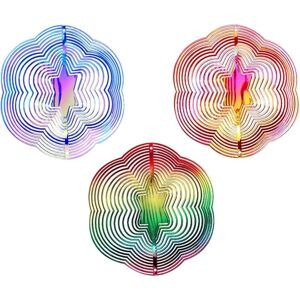 ALWAYSH Bird Repellent, 3 Pieces Flower Shape Pigeon Repellent, Double-Sided Reflective Pigeon Repellent, for Home and Garden Reflective Bird Scarer ALWAYSH Bird Repellent, 3 Pieces Flower Shape Pigeon Repellent, Double-Sided Reflective Pigeon Repellent, for Home and Garden Reflective Bird Scarer