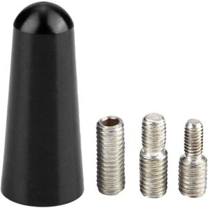 Car Rod Antenna Mini Antenna, 3cm Aluminum Alloy Roof Short Rod Antenna Adapter - Alwaysh Car Rod Antenna Mini Antenna, 3cm Aluminum Alloy Roof Short Rod Antenna Adapter - Alwaysh