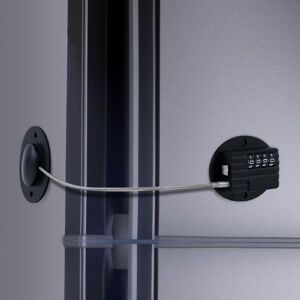 Alwaysh - Child Safety Refrigerator Door Lock, with 4 Digit Code, Childproof Combination Locks for Cupboards, Cabinets, Fridges, Freezers (1 Pack, Alwaysh - Child Safety Refrigerator Door Lock, with 4 Digit Code, Childproof Combination Locks for Cupboards, Cabinets, Fridges, Freezers (1 Pack,