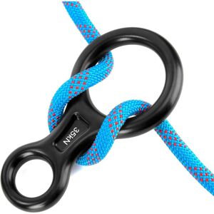 Figure 8 Descender 35KN Aluminum Climbing Descender Ring Rappel Heavy Duty for Climbing Descent Rescue, Outdoor Recreation Belay 8-13mm - Alwaysh Figure 8 Descender 35KN Aluminum Climbing Descender Ring Rappel Heavy Duty for Climbing Descent Rescue, Outdoor Recreation Belay 8-13mm - Alwaysh