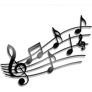 Alwaysh - Metal Music Wall Decor, Metal Wall Sculpture, Music Score Wall Art, Music Silhouette Wall Hanging, for Home Decor Gifts,4021cm Alwaysh - Metal Music Wall Decor, Metal Wall Sculpture, Music Score Wall Art, Music Silhouette Wall Hanging, for Home Decor Gifts,4021cm