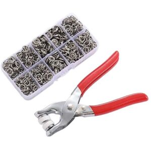 Metal Snap Fasteners, Snap Fasteners with Pliers, Eyelet Snap Fasteners, 200 Sets No-Sew Snap Fasteners diy Tools Home Sewing Accessories - Alwaysh Metal Snap Fasteners, Snap Fasteners with Pliers, Eyelet Snap Fasteners, 200 Sets No-Sew Snap Fasteners diy Tools Home Sewing Accessories - Alwaysh