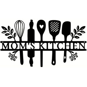 Alwaysh - Metal Wall Decor, Kitchen Logo Iron Wall Decor, Decorative Metal Wall Sculptures, Openwork Decor, For Kitchen Dining Room Indoor And Alwaysh - Metal Wall Decor, Kitchen Logo Iron Wall Decor, Decorative Metal Wall Sculptures, Openwork Decor, For Kitchen Dining Room Indoor And