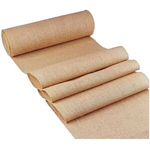 Natural Burlap Table Runner, 10M30CM Burlap Table Runner, Vintage Jute Table Runner, for Event Wedding Party Table Decoration (10M x 30CM) - Alwaysh Natural Burlap Table Runner, 10M30CM Burlap Table Runner, Vintage Jute Table Runner, for Event Wedding Party Table Decoration (10M x 30CM) - Alwaysh