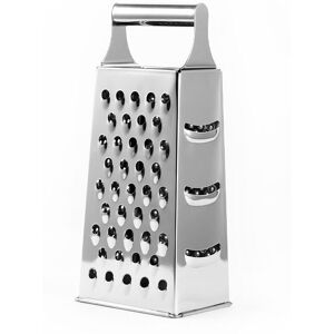 Alwaysh - Rectangular Ultra Sturdy Stainless Steel 4 Sided Cheese Grater, Stainless Steel, 10.4 23 cm, Silver Alwaysh - Rectangular Ultra Sturdy Stainless Steel 4 Sided Cheese Grater, Stainless Steel, 10.4 23 cm, Silver