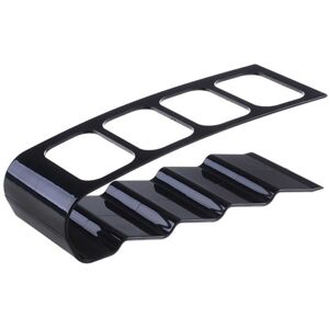 Alwaysh - Remote Control Storage Holder, Desk Organizer with 4 Compartments Remote Control Storage Holder for tv, dvd and Blu-Ray Remotes (Black) Alwaysh - Remote Control Storage Holder, Desk Organizer with 4 Compartments Remote Control Storage Holder for tv, dvd and Blu-Ray Remotes (Black)