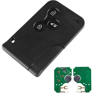 ALWAYSH Replacement Remote Key Fob for Megane 2 Scenic 2 Clio 3, 3 Button Remote Key Card Shell with 433 MHz PCF7947 Chip, Scenic Remote Key Case, Clio 3 Key ALWAYSH Replacement Remote Key Fob for Megane 2 Scenic 2 Clio 3, 3 Button Remote Key Card Shell with 433 MHz PCF7947 Chip, Scenic Remote Key Case, Clio 3 Key