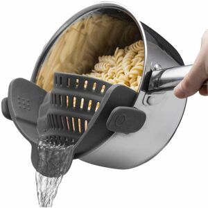 Alwaysh - Silicone Kitchen Strainer, Collapsible Kitchen Colander, Fits All Pots and Pans, Perfect for Draining Pasta, Vegetables and Fruits Alwaysh - Silicone Kitchen Strainer, Collapsible Kitchen Colander, Fits All Pots and Pans, Perfect for Draining Pasta, Vegetables and Fruits