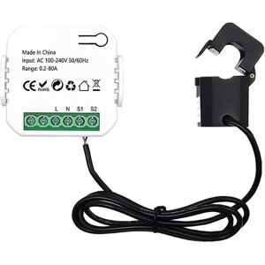 Smart Energy Monitor, WiFi Electricity Usage Monitor, 80A, Compatible with Tuya Smart Life - Alwaysh Smart Energy Monitor, WiFi Electricity Usage Monitor, 80A, Compatible with Tuya Smart Life - Alwaysh