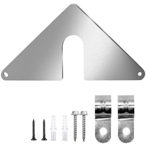 Stainless Steel Basin Faucet Mounting Plate - Fixing Kit for Kitchen, Garden, Bathroom - Alwaysh Stainless Steel Basin Faucet Mounting Plate - Fixing Kit for Kitchen, Garden, Bathroom - Alwaysh