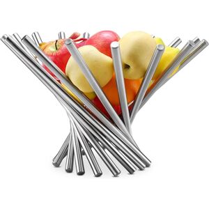 ALWAYSH Stainless Steel Fruit Basket, Foldable Decorative Fruit Basket for Apples, Bananas, Oranges and Bread, Metal Fruit Basket for Kitchen and Table ALWAYSH Stainless Steel Fruit Basket, Foldable Decorative Fruit Basket for Apples, Bananas, Oranges and Bread, Metal Fruit Basket for Kitchen and Table