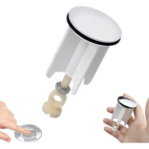AlwaysH Universal Sink Plug, Drain Plug Replacement 40mm pop-up stopper, adjustable height, made of brass, rubber, plastic, rustproof and gasket AlwaysH Universal Sink Plug, Drain Plug Replacement 40mm pop-up stopper, adjustable height, made of brass, rubber, plastic, rustproof and gasket