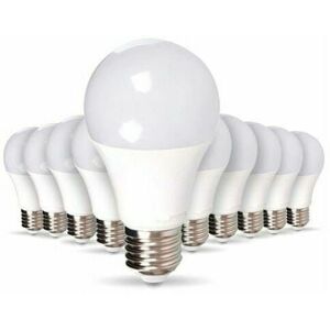 Ampoule LED E27 Lot de 10 Ampoules LED E27 11W Eq 75W Blanc naturel Ampoule LED E27 Lot de 10 Ampoules LED E27 11W Eq 75W Blanc naturel