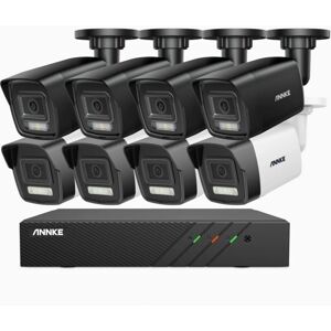 Annke - 3K PoE 8-Channel Video Surveillance System with 8 Bullet Cameras, Motion Detection, Color Night Vision, 2TB hdd Annke - 3K PoE 8-Channel Video Surveillance System with 8 Bullet Cameras, Motion Detection, Color Night Vision, 2TB hdd
