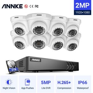 Annke - 8CH cctv kit 3K dvr 81080P smart ir night vision waterproof remote monitoring security cctv camera system - 2TB hdd Annke - 8CH cctv kit 3K dvr 81080P smart ir night vision waterproof remote monitoring security cctv camera system - 2TB hdd