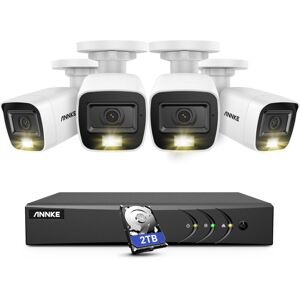 ANNKE 8CH CCTV Kits 5 in 1 DVR 42MP Built-in Mic Smart IR Waterproof Remote Monitoring Security Camera System - 2TB HDD ANNKE 8CH CCTV Kits 5 in 1 DVR 42MP Built-in Mic Smart IR Waterproof Remote Monitoring Security Camera System - 2TB HDD