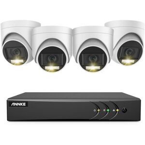 Annke - 8CH Video Security System 5 in 1 H.265+ dvr Recorder 2MP Camera Outdoor Waterproof Protection cctv Kit 4Camera Annke - 8CH Video Security System 5 in 1 H.265+ dvr Recorder 2MP Camera Outdoor Waterproof Protection cctv Kit 4Camera