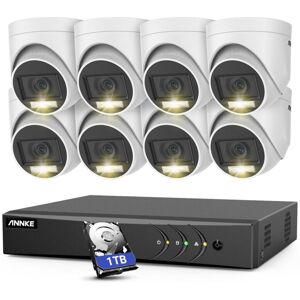 Annke - 8CH Video Security System Set H.265+ 5 in 1 dvr Recorder 2MP Camera Outdoor Waterproof Protection cctv Kit 8Camera - 1TB hdd Annke - 8CH Video Security System Set H.265+ 5 in 1 dvr Recorder 2MP Camera Outdoor Waterproof Protection cctv Kit 8Camera - 1TB hdd