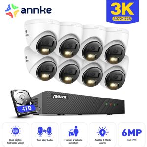 Annke - Outdoor poe cctv Kit 8x5MP ip Cameras Two Way Talk,Color Night Vision, Motion Detection, app/pc Remote 4TB Annke - Outdoor poe cctv Kit 8x5MP ip Cameras Two Way Talk,Color Night Vision, Motion Detection, app/pc Remote 4TB